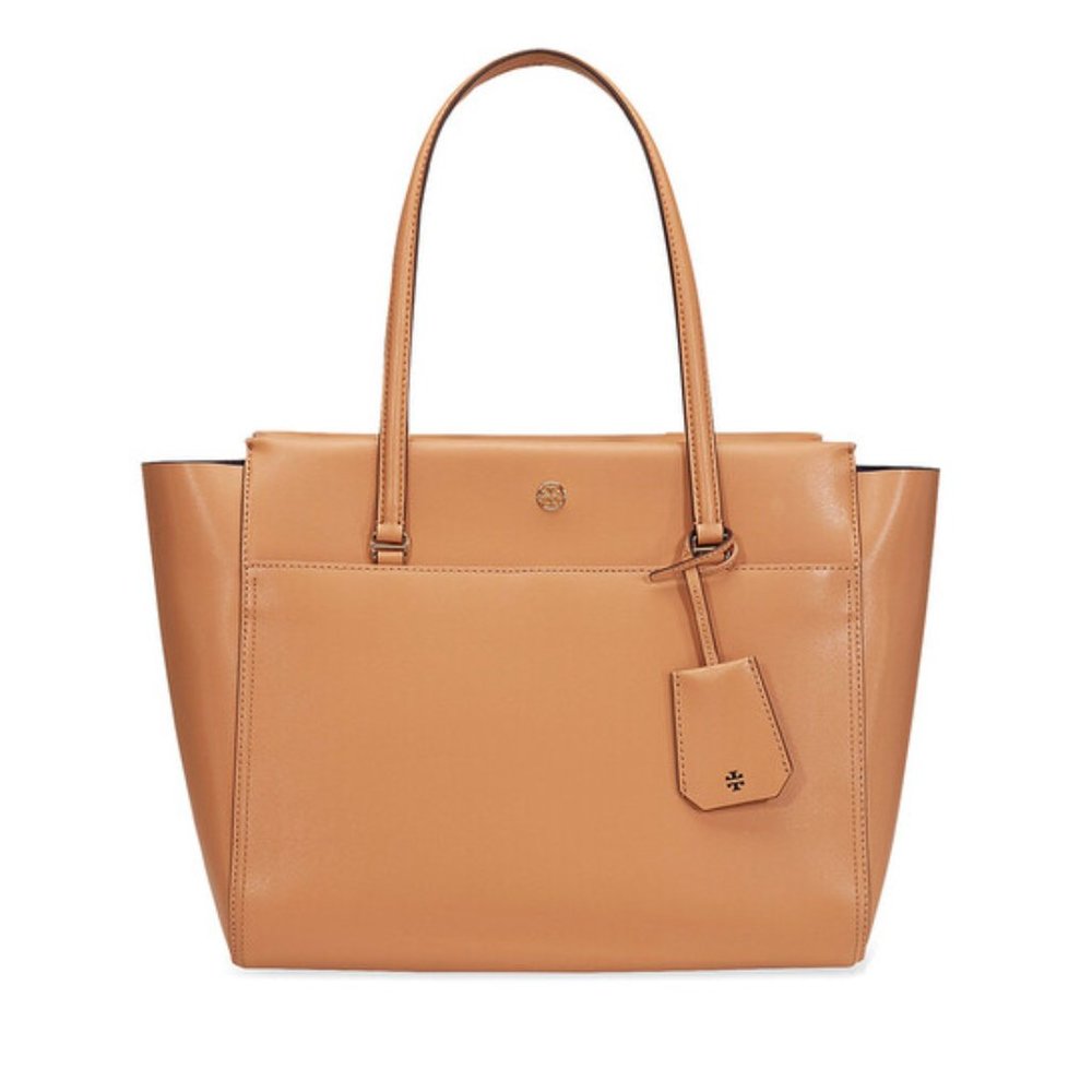 *NWT* TORY BURCH | Parker Large Tote | Cardamom/Royal Navy